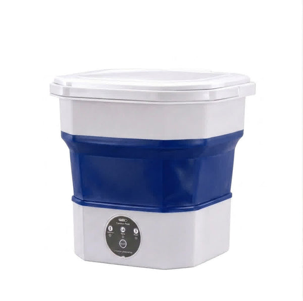 Smart Basics Foldable Mini Washer & Laundry Basket Bundle