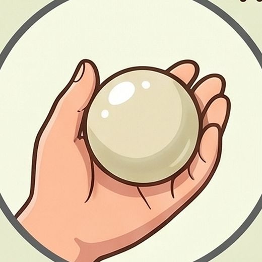 Take a soap ball