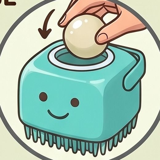 Insert it into the scrubber port