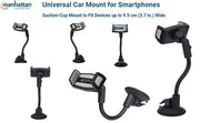 Smart Basics Family Road Trip Car Bundle | Whizzy 5-Port Car Charger and Manhattan Car Mount Bundle