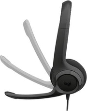 Smart Basics Logitech Workstation Essentials Bundle | Logitech MK120 Keyboard/Mouse Combo and H390 USB-C Headset Bundle