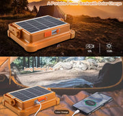 Smart Basics Solar Floodlight & Power Bank Bundle | Noble Solar LED Flood Light and Belj 5000mAh Power Bank Bundle