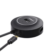 Smart Basics Ultimate PC Gaming & Connectivity Bundle | edragon 4-in-1 Gaming Combo and UGREEN 4-Port USB 2.0 Hub Bundle