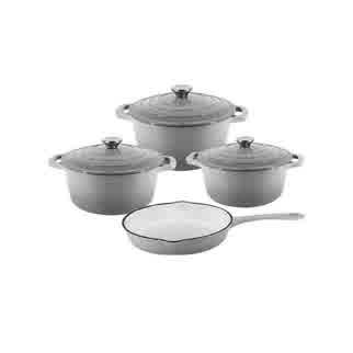 Smart Basics 7-Piece Cast Iron Pots & Skillet Bundle