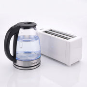 Smart Basics Glass Kettle & 4-Slice Toaster Bundle