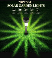 Smart Basics 20-Piece Solar Garden Light Set