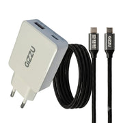 Smart Basics Gizzu 65W GaN Charger & 100W Cable Power Bundle