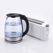 Smart Basics Glass Kettle & 4-Slice Toaster Bundle