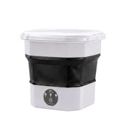 Smart Basics Foldable Mini Washer & Laundry Basket Bundle