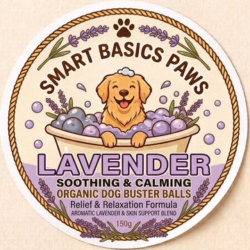 Lavender soap-ball label