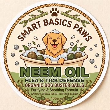 Neem Oil soap-ball label